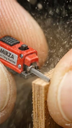 Compact mini filing machine for smooth, precise wood finishing.