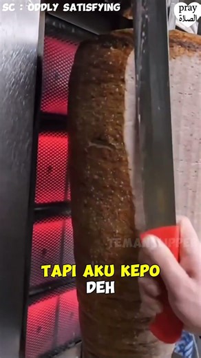 Thinly sliced ​​kebab meat makes you hungry #shorts #temanclipper #satisfying