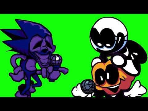 FNF Power Link But Skid And Pump And Majin Sonic Sing It