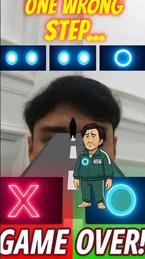 Squid Game X-O Challenge 🔥 Choose the Right Path or Game Over! #squidgame #fypage