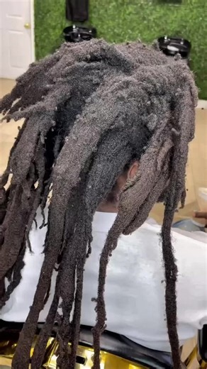 Another full transformation must watch #wicks #dreads #locs | Dreads