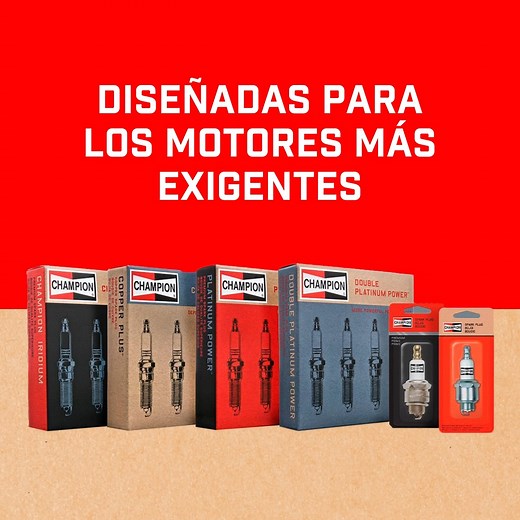 ¿Buscas bujías que se adapten a cualquier motor? En Champion tenemos una amplia gama de opciones para satisfacer todas tus necesidades, desde automóviles hasta maquinaria pesada. Consulta nuestro catálogo digital en 👉🏼 https://www.drivparts.com/ | Champion Parts