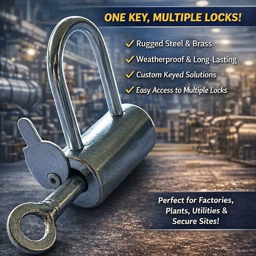 Industrial Master Key Lock