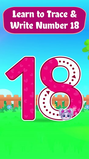🔢 Let’s learn the number 18 with Ruby! ❤️ Trace it, count it, and have fun along the way! ✏️🧮 Ready to count to 18? Let’s gooo! 🎉 #learnwithfun #tracingnumbers #countwithme #number18 #educationalreels #kidslearning #funeducation #earlylearning #preschoolactivities #countingfun #numbertracing #interactivelearning #kidseducation #learningthroughplay #mathforkids #creativelearning #instaeducation #kidsactivities #learningisfun #educationmatters #playfullearning #kidsmath #learningjourney #instak