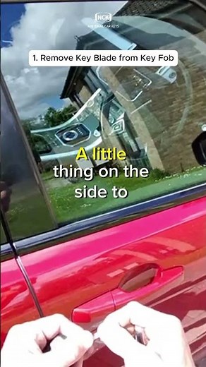 How To Gain Access To A Range Rover Evoque 2016 Using The Emergency Key Blade