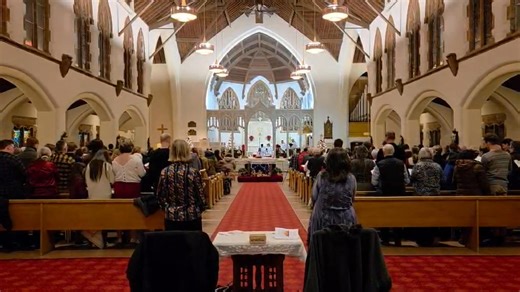 Joy to the World! Merry Christmas from St John's! 📷Teaghan Munro | The Cathedral of St. John the Evangelist, Saskatoon SK
