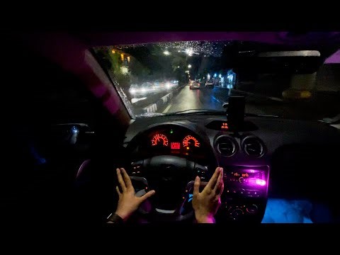 Night Drive POV | Ambient Lighting ASMR