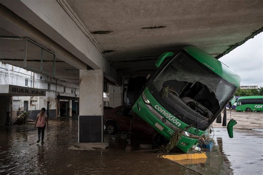 Heavy rain and flooding across Mexico leaves dozens dead