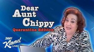 43K views · 1K reactions | Aunt Chippy answers your quarantine questions... | Jimmy Kimmel Live | Facebook