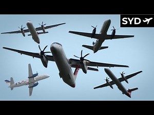✈️ Turbo Prop Takeoff Frenzy at Sydney Airport