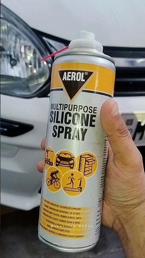 Silicone Spray: Basics Car Maintenance #autocare #enginemaintenance