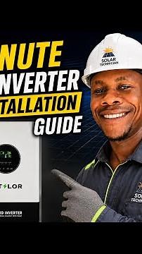 3-Minute Hybrid Inverter Installation Guide ⚡ Easy Solar Setup