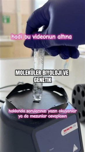 moleküler biyoloji ve genetik okuyacaklara tavsiyeler