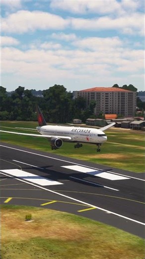 Impossible Landing!!! Amazing View before the Plane Lands at the Airport eps741