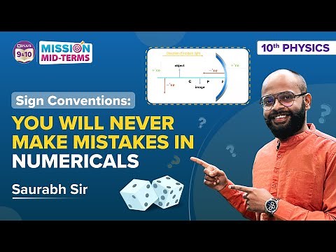 How to Solve Numerical Questions of Light: Reflection and Refraction Class 10 with Sign Conventions