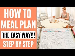 HOW TO MEAL PLAN THE EASY WAY // MONTHLY MEAL PLANNING // Amy Darley