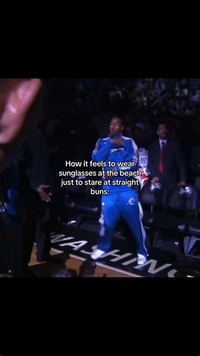 How it feels to wear sunglasses at the beach just to stare at straight buns:#fyp #viral #nba #relatableflock #real