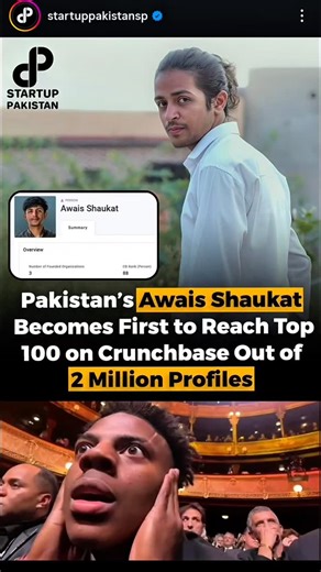 awais shaukat. 🌙 on Instagram: "Yeah, I'm Awais Shaukat, the one who got ranked as the first Pakistani in the top ranks on Crunchbase out of over 2 million profiles back in last September. Alhamdulliah ✨ It felt pretty unreal to hit spots like 24th or top 50, and yeah, it made me the highest-ranked person from Pakistan on there so far. I started drawing digitally when I was just 14, and now at 20, I've co-founded Awartsy with my brother for animation and films, plus I launched PakistaniArt, our