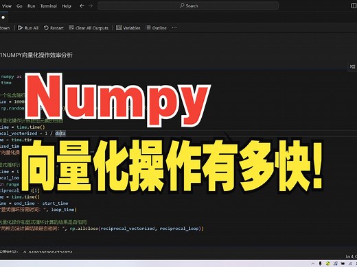 05 Numpy向量化运算和转置操作