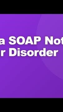 How to Write a SOAP Note for Bipolar Disorder #Shorts