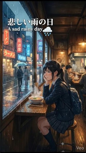A Sad Rainy Day | Japanese Lo-Fi Aesthetic 🌧️🍜
