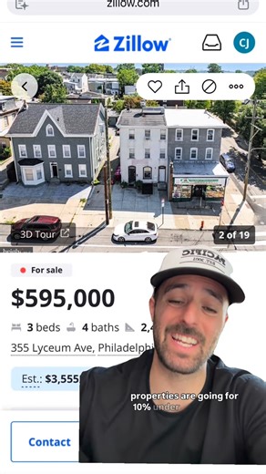 Ryan Bevilacqua & Cory Jacobson on Instagram: "You could literally live here for almost free. Mixed-use building in one of Philly’s most in-demand neighborhoods 1 commercial unit + 3 one-bed apartments Rents currently at ~$1,100–$1,300 per unit (including the commercial space, which is under market rent). Put as little as ~$30k down, live in one unit, rent the rest, and your housing cost drops to around $500/month. Once the units are stabilized: ➡️ Move out ➡️ Bring rents closer to market (espec