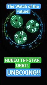 Take a Journey That's Out of This World with The Unboxing of the Nubeo Tri-Star Orbit Automatic