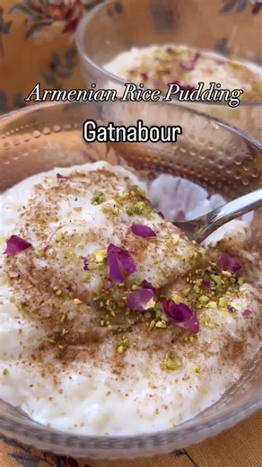 ❤🇦🇲 ARMENIAN RICE PUDDING "GATNABOUR"🇦🇲❤ Video Courtesy of Mary Markarian @mimosas_and_samosas https://www.instagram.com/mimosas_and_samosas/?hl=en FEATURED BY 🇦🇲THE ART TEAM🇦🇲 #TeamArt #TheArtTeam #ArtArmeniCook #TheArtSince2010 #recipe #recipes #Featured #Featuredpost #featuredrecipe THE ART OF ARMENIAN & MIDDLE EASTERN COOKING OH! It’s SO much more than rice pudding! Warm milk & rice spiced with cinnamon and rose water. For Armenians, this is comfort food. This is home. I prepare this