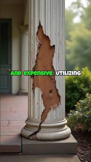 Reviving Old Porch Columns #woodrepair #porchrestoration #epoxyrepair