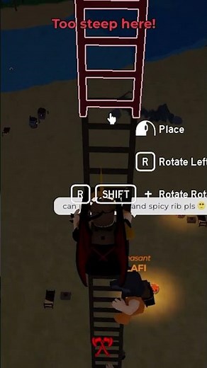🪜 How many LADDERS can i PLACE before someone DESTROYS them?! The SURVIVAL GAME Roblox ‪@GVBPLAZE‬