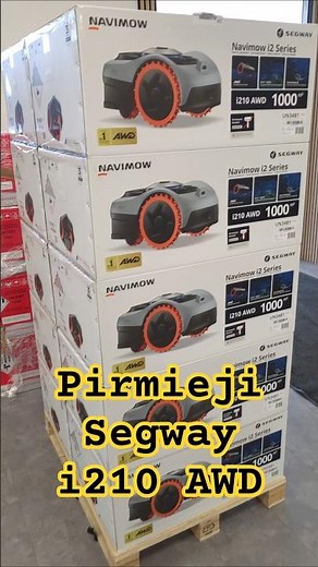 #Segway #Navimow #i210 #AWD belaidis vejos robotas su nRTK +Visual technologija.#gpsmeistras