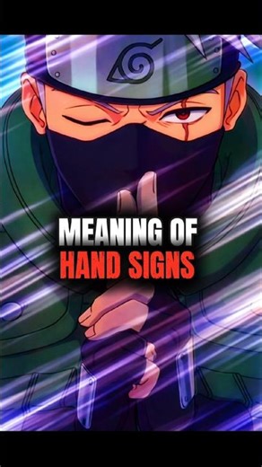 meaning of hand signs l Naruto