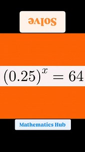 15 comments | Solve the exponential equation | Mathematics Hub | Facebook