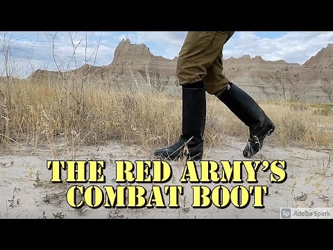 50 Years of Combat! The Red Army's Standard Issue Boot: Kirza Jackboot Review