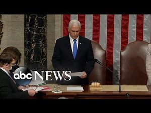ABC News Special Report: US Congress certifies Joe Biden’s election victory l ABC News