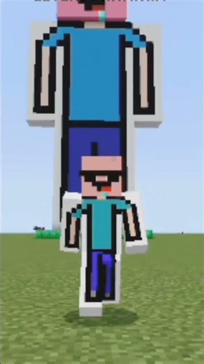 I build a PSD minecraft skin statu #PSD1 #shorts