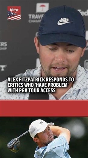 Alex Fitzpatrick responds to critics who 'have problem' with PGA Tour access