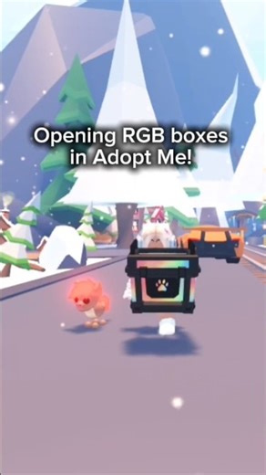 Opening 4 RGB boxes in Adopt Me!