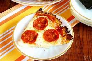 Low Carb Cauliflower Pizza Crust - Gluten Free