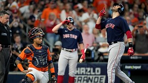 Red Sox power past Astros 9-5, tie ALCS at 1-1