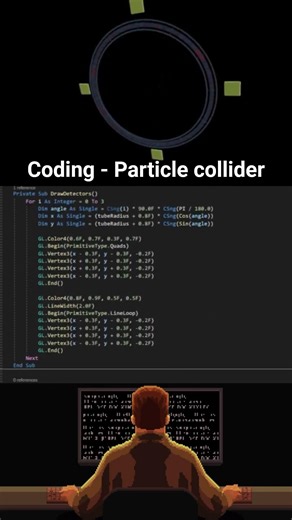 Game coding - Particle Collider #gamedev #coding