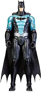 Batman 12-inch Bat-Tech Batman Action Figure (Black/Blue Suit), Kids Toys for Boys and Girls Ages 3 and up