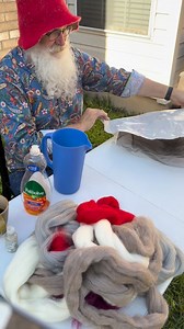 Make a wet felted gnome hat with me. This has been edited for speed and time. This project took about 2 and a half hours from start to finish. Let me know what you think | Jonathan Hiebert