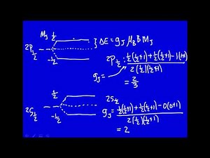 Zeeman splitting example 2