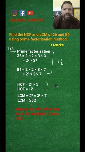 How to get full 3 marksin HCF–LCM questions | Examiner point of view✅😎(Class 10 CBSE)