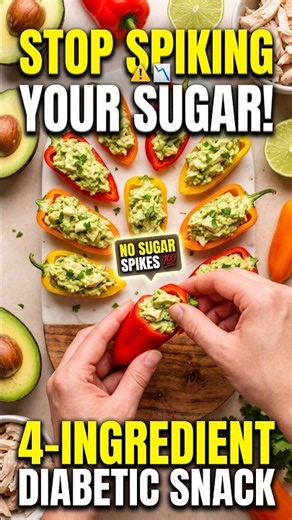 🥑 4-Ingredient Diabetic Snack (Zero Sugar Spikes!) #diabetesfriendly