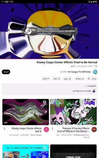 Klasky csupo center effects tried to be normal