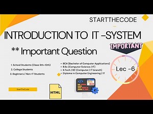 Introduction to IT System Important Questions | 100% Exam Sure | Introduction to IT | Diploma|BCA|IT