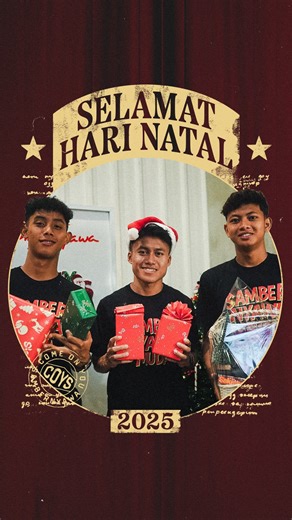 Persis Solo Youth Academy on Instagram: "𝗔𝗹𝗹 𝗔𝗯𝗼𝘂𝘁 𝗖𝗵𝗿𝗶𝘀𝘁𝗺𝗮𝘀 𝘄𝗶𝘁𝗵 𝗣𝗘𝗥𝗦𝗜𝗦 𝗬𝗼𝘂𝘁𝗵 🎄🔴 Tiga pemain PERSIS U20, Benedictus Anand Koembang, Dicky Daniel dan Gerrard Dwiki Saputro membagikan cerita tentang kebiasaan perayaan Natalnya. Mereka juga mengungkapkan harapan agar Natal dan tahun baru kedepan bisa menjadi pribadi yang lebih baik. 𝙎𝙚𝙡𝙚𝙣𝙜𝙠𝙖𝙥𝙣𝙮𝙖 𝙙𝙞 𝙠𝙖𝙣𝙖𝙡 𝙔𝙤𝙪𝙏𝙪𝙗𝙚 𝙋𝙀𝙍𝙎𝙄𝙎 𝙏𝙑 🎥 #PERSISYouth"