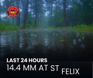 🌧️ Retour sur la Veille de Fortes Pluies d’hier soir 🌧️ De 22h à 04h, Maurice était sous Veille de Fortes Pluies… mais parlons chiffres ! 📊 ➡️ Pluviométrie des dernières 4 heures (01h - 04h) : 📍 St Félix détient le record avec… 13,4 mm de pluie. 🌦️ ➡️ Pluviométrie des dernières 24 heures (04h le 17 mars - 04h le 18 mars) : 📍 St Félix encore : 14,4 mm au total. En résumé ? 🤔 Hier, c'était un pur Bluffmaster ! 🎭🌦️ On attend toujours le vrai spectacle… ou au moins une pluie digne de ce nom